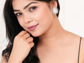 Women's Indo Western Teardrop Shaped Party Wear Ethnic Stud Earrings for Women -AZ838-OX-ER15