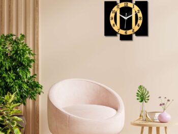 Wooden Silent Non-Ticking Wall Clock for Home Stylish Latest Designer Wall Clock for Home Living Room Bedroom Office Hall