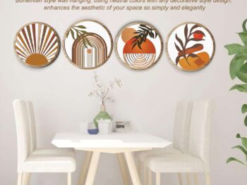 5 PCS Circle Wall Painting