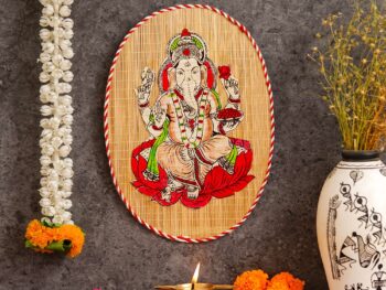 Bamboo Hand Crafted Wall Hangings Of Ganesh Ji For Home Decor | Ideal Gifts For Wedding And Festival