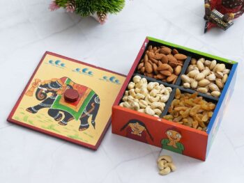 Wooden 4 boxex dry fruit box